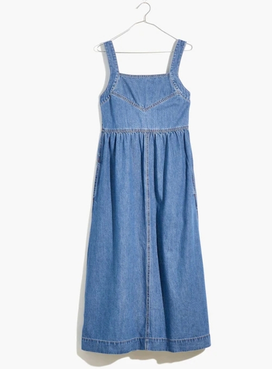 Madewell Dresses & Skirts - Madewll Denim Apron Midi Dress